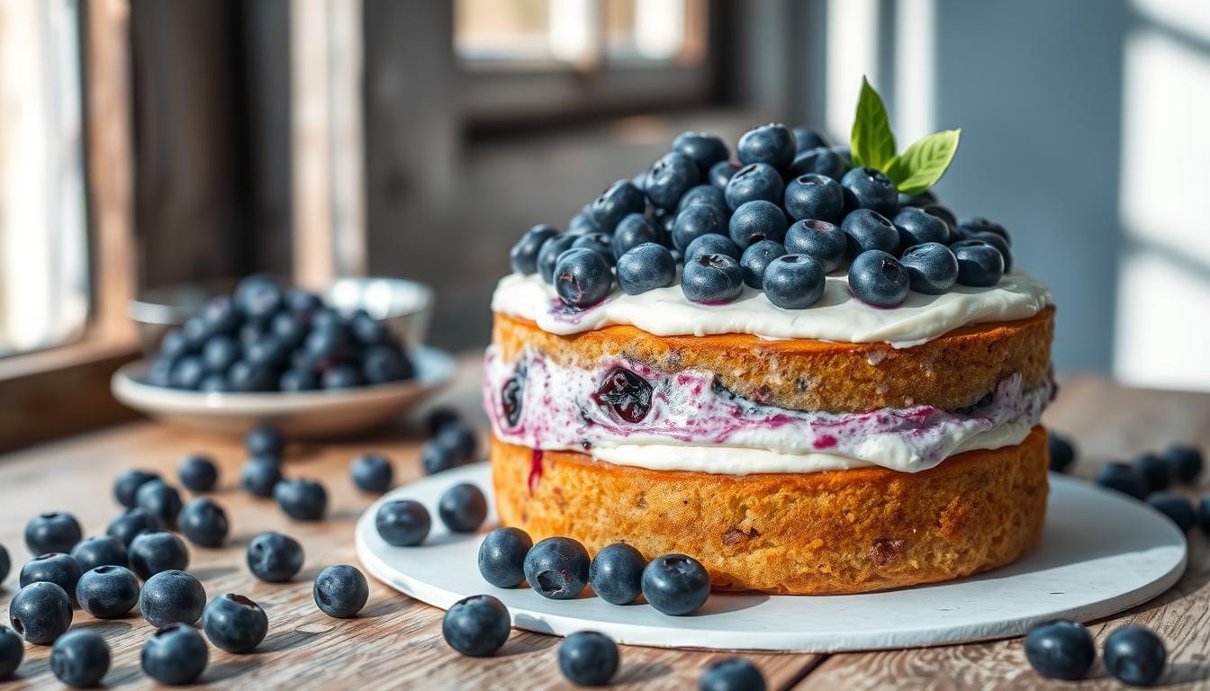 blueberry breakfast cake