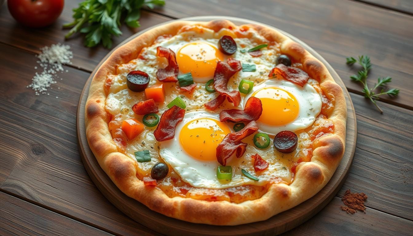 breakfast pizza